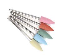 Olisher Verde de Silicona para Uñas, Brocas de Manicura Rusas, Brocas de Uñas, Brocas de Uñas de Silicona, 5 Piezas, Juego de Brocas de Goma para Manicura y Pedicura, Accesorios (152)