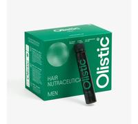 Olistic - MEN, Complemento Alimenticio Anticaída de Cabello, Ingredientes Naturales, con Vitaminas y Extractos Vegetales, Previene la Caída del Pelo, Vegano, Sin Gluten, Hombre - 28 Ampollas