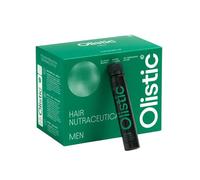 Olistic MEN - 28 Ampollas de Tratamiento Anticaída Cabello para Hombre, Fortalece las Fibras Capilares y Ayuda a Prevenir la Caída de Pelo, Natural, Vegano, Sin Gluten