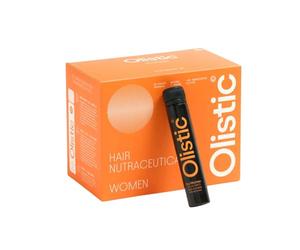 Olistic - WOMEN, Complemento Alimenticio Anticaída de Cabello, Ingredientes Naturales, con Vitaminas y Extractos Vegetales, Previene la Caída del Pelo, Vegano, Sin Gluten, Mujer - 28 Ampollas
