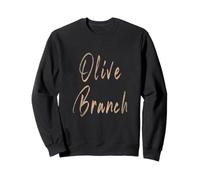Olive Branch Mississippi Diseño Elegante Vintage Sudadera