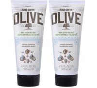 OLIVE Crema corporal Sal de mar 200ml (Paquete de 2)