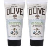 OLIVE Crema de manos Sal de Mar 75ml (Paquete de 2)