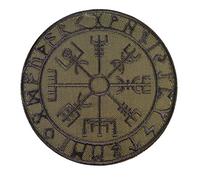 Olive Drab Vegvisir Viking Compass OD Green Norse Rune Morale Tactical Hook Patch