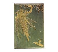 Paperblanks Libreta mini Olive Fairy (Lang’s Fairy Books) – Tapa blanda, rayada, cierre elástico