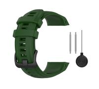 (Olive Green)Correa Silicona Garmin Instinct 2s Transpirable Pulsera Repuesto Actividades