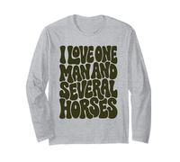 Olive Groovy I Love One Man and Varios Caballos Manga Larga