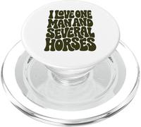 Olive Groovy I Love One Man and Varios Caballos PopSockets PopGrip para MagSafe