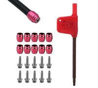 Olive Head Set para frenos SRAM StealthamaJig, acoplamiento rápido de oliva y pin para tubo de aceite, 10 agujas de aceite de acero inoxidable, insertos de enchufe para mangueras de freno de bicicleta