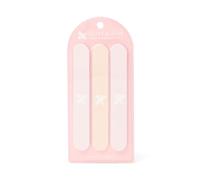 Olive & June Paquete de limas de uñas | 3 limas de uñas de doble cara para alisar y dar forma | 2 estilos de salón para manicura + pedicura | Herramientas de uñas de calidad profesional para uso