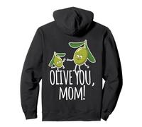 Olive You, Mom! ¡te Quiero, Mamá! Divertido Sudadera con Capucha