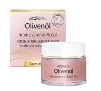 Crema intensiva de aceite de oliva de día rosa - reafirma y reduce las arrugas - con pigmentos rosados - Medipharma Cosmetics - 50 ml