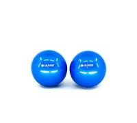 Oliver - 1 kg de bolas de peso 1 par - Pelota de pilates ideal para fitness, entrenamiento funcional, yoga y pilates - Bola de tonificación Ø 11 cm azul
