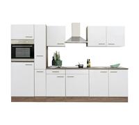 Oliver Composición de cocina Oliver (Ancho: 300 cm, Blanco, Con electrodomésticos)