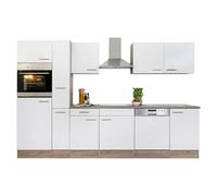 Oliver Composición de cocina Oliver (Ancho: 310 cm, Blanco, Con electrodomésticos)