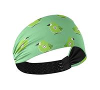 Oliver Jeffers Style Kiwi Jade Bird Design - Diademas elásticas antideslizantes para mujer, para correr, lavarse la cara, deportes, fútbol