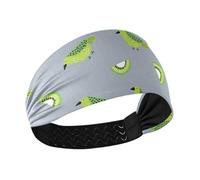 Oliver Jeffers Style Kiwi Jade Bird Design Green Gray - Diademas suaves antideslizantes para mujer, bandas elásticas para el sudor para baloncesto, entrenamientos, lavarse la cara y maquillaje