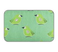 Oliver Jeffers Style Kiwi Jade Bird Design Green Summer Cooling Mats para perros, cama lavable para gatos para perros al aire libre mascota antideslizante frio para perros M