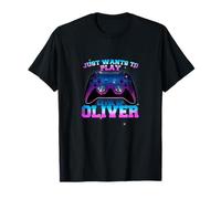 OLIVER - LEVEL UP con controller: SOLO QUIERE JUGAR Camiseta
