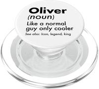 Oliver Like A Normal Guy Only Cooler Legend King Nombre PopSockets PopGrip para MagSafe