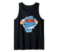Oliver Name Superhero Gift for Boys Named Oliver Camiseta sin Mangas