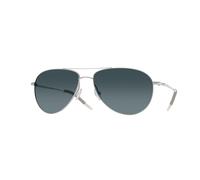 Oliver Peoples Hombre Oliver Peoples OV1002S BENEDICT 5036S3 Gafas de sol Metal Plata Azul Piloto Polarizado Matizado