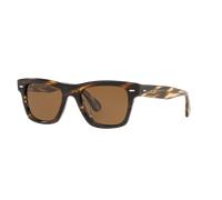 Oliver Peoples Hombre Oliver Peoples OV5393SU OLIVER SUN 100357 Gafas de sol Acetato Negro Marrón Cuadrada Polarizado