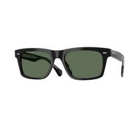 Oliver Peoples Hombre Sunglass R-16 - Color del Marco: Negro, Color de la Lente: Lentes G-15 polarizadas