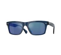 Oliver Peoples Hombre Sunglass OV5596SU R-16 - Color del Marco: Azul ceniza, Color de la Lente: Espejo flash marino