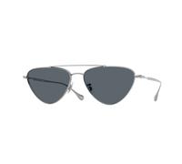 Oliver Peoples Mujer Sunglass OV1369ST Edition 1 - Color del Marco: Plateado, Color de la Lente: Azul