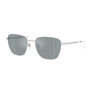Oliver Peoples Mujer Sunglass OV1378S R-18 - Color del Marco: Blanco/Plateado, Color de la Lente: Espejo flash gris