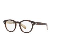 Oliver Peoples Unisex Oliver Peoples OV5413U CARY GRANT 1666 Monturas ópticas Acetato Tortuga Transparente Redonda Normal