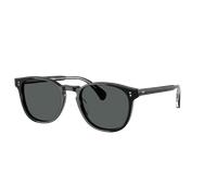 Oliver Peoples Unisex Sunglass Finley Esq. Sun - Color del Marco: Negro, Color de la Lente: Expreso de medianoche polarizado
