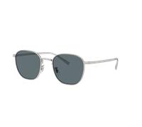 Oliver Peoples Unisex Sunglass OV1329ST Rynn - Color del Marco: Plateado, Color de la Lente: Polar Azul