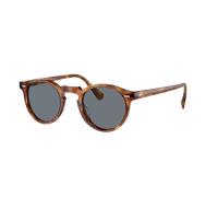 Oliver Peoples Unisex Sunglass OV5217S Gregory Peck Sun - Color del Marco: LBR semimate, Color de la Lente: Fotocromáticas azul