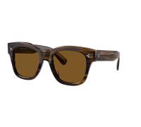 Oliver Peoples Unisex Sunglass OV5442SU Melery - Color del Marco: Corteza, Color de la Lente: Polarizadas marrón