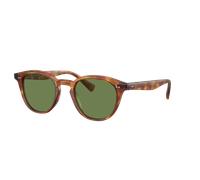 Oliver Peoples Unisex Sunglass OV5454SU Desmon Sun - Color del Marco: LBR semimate, Color de la Lente: Vibrant Green