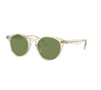 Oliver Peoples Unisex Sunglass OV5459SU Romare Sun - Color del Marco: Cetrino Pálido, Color de la Lente: Jade Polar