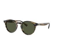 Oliver Peoples Unisex Sunglass OV5459SU Romare Sun - Color del Marco: Verde aceituna y humo, Color de la Lente: G-15