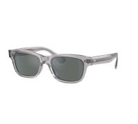 Oliver Peoples Unisex Sunglass OV5540SU Rosson Sun - Color del Marco: Gris estándar, Color de la Lente: Azul real
