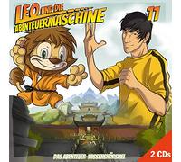 Oliver Rohrbeck - Leo und die Abenteuermaschine 11 | Kinderhörspiel | Doppel CD | Wissenshörspiel | Kampfsport | Bruce Lee | Karma