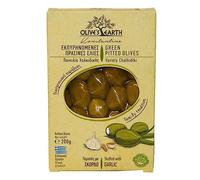 Olive's Earth Aceitunas Verdes Sin Hueso Rellenas de Ajo,4x200g
