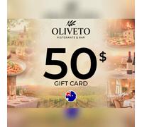 Oliveto Ristorante & Bar Gift Card 50 AUD Key - AUSTRALIA