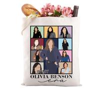 Olivia-Beson - Bolsa de mano con texto en inglés "Law Svu Order Tv Show", In My O- Benson Era 3uk, large