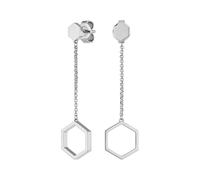 Olivia Burton Pendientes Colgantes para Mujer Colección HONEYCOMB CLASSIC en Acero Inoxidable con Charms Hexagonales - 24100309