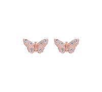 Olivia Burton Pendientes de botón para Mujer Colección 3D BUTTERFLY Oro rosa - OBJMBE13