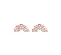 Olivia Burton Pendientes de Botón para Mujer Colección Rainbow en Oro Rosa Adornado con Cristales - OBJRBE05