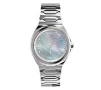 Olivia Burton Reloj Analógico de Cuarzo Multifunción para Mujer Colección Lustre Collection con Correa en Acero Inoxidable