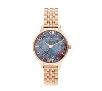 Olivia Burton Reloj Analógico de Cuarzo para Mujer Colección Under The Sea con Correa de Acero Inoxidable de Oro Rosa - OB16US25