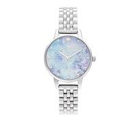 Olivia Burton Reloj Analógico de Cuarzo para Mujer Colección Under The Sea con Correa de Acero Inoxidable Plateada - OB16US43